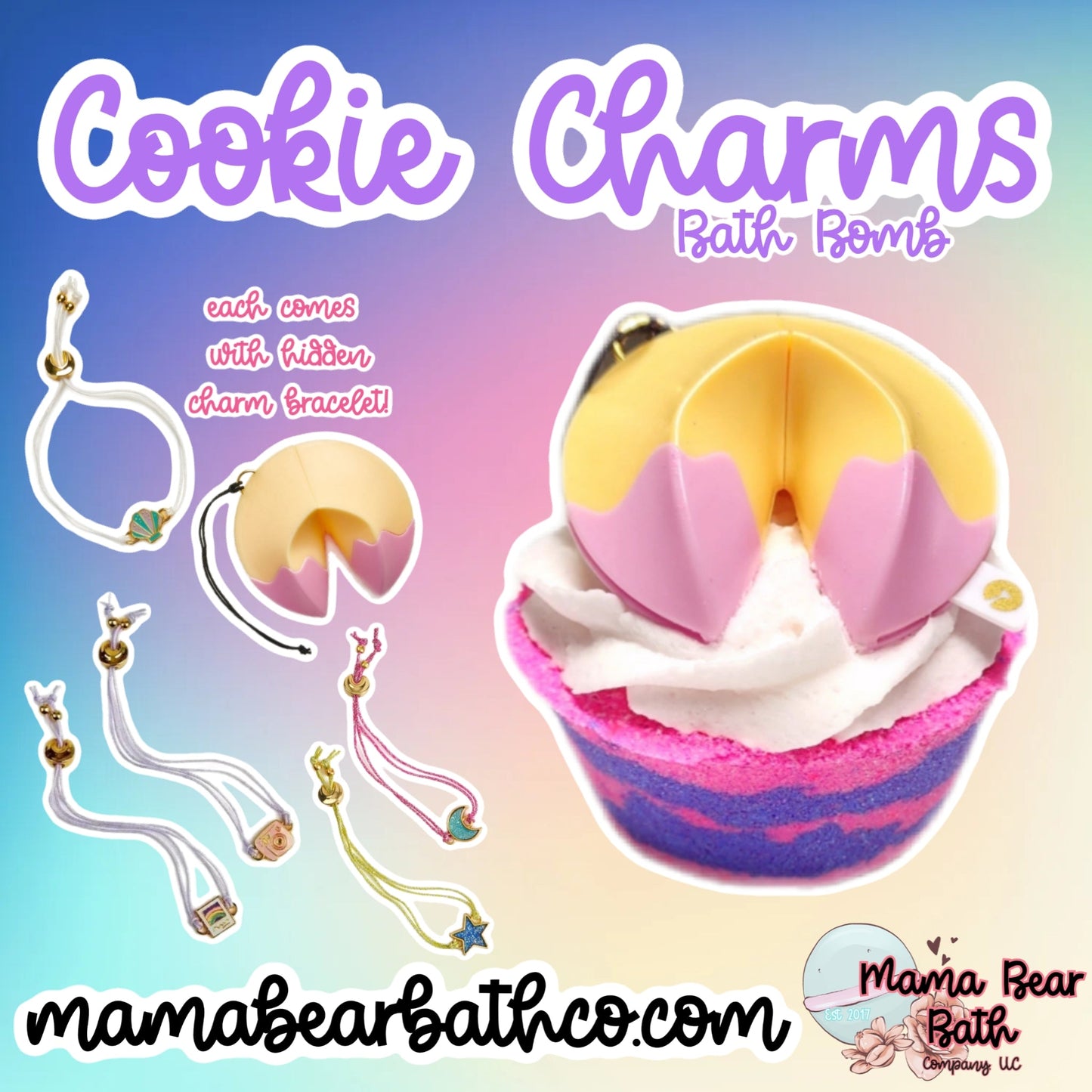 Cookie Charm Toy Bath Bomb