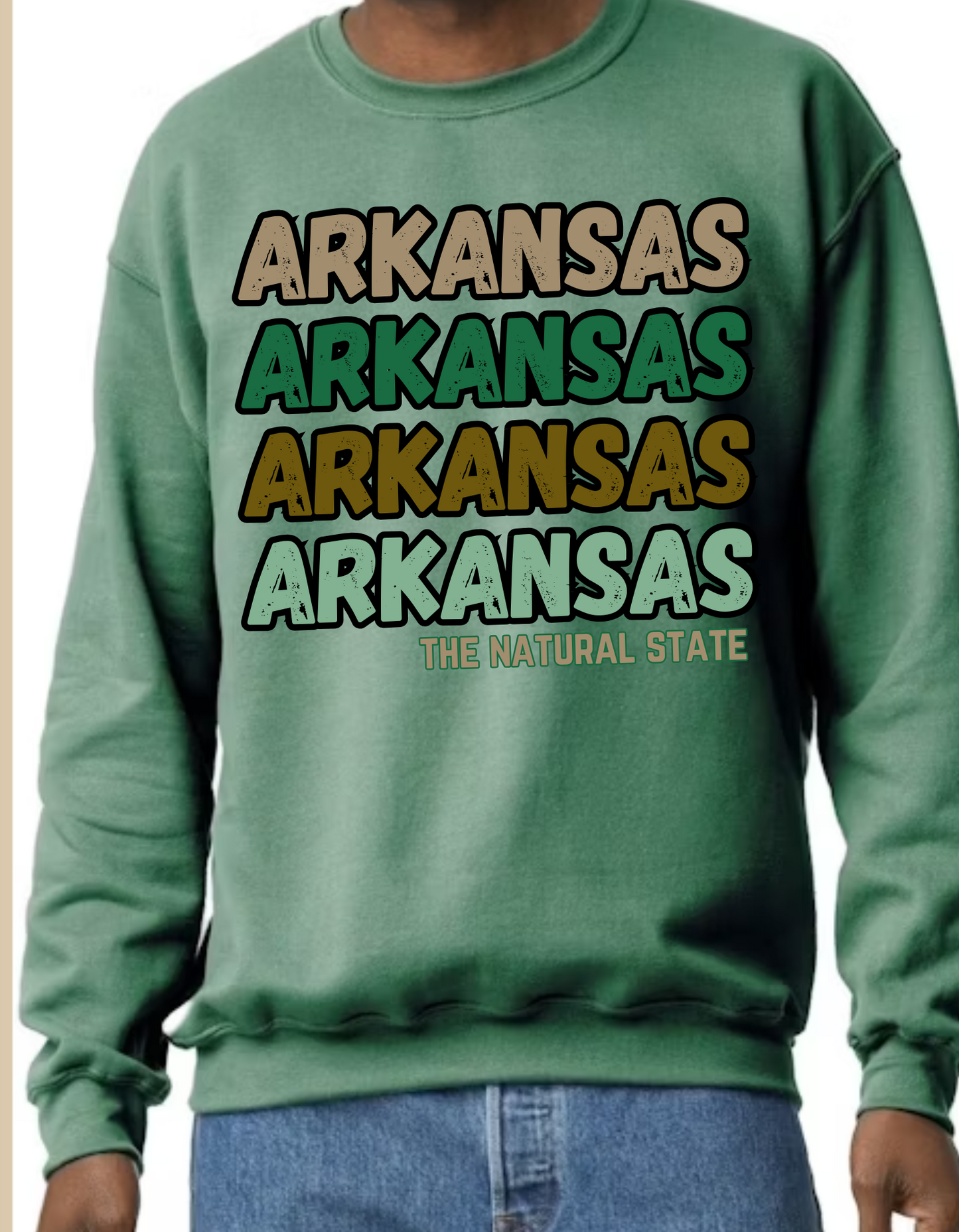 Unisex Arkansas Stacked